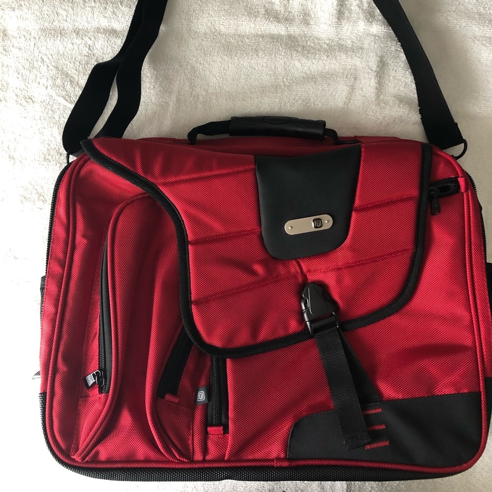 Red Laptop Bag NWOT!